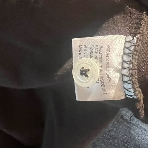 Southern Tide skipjack polo brown size XXL 2 button - Picture 6 of 6